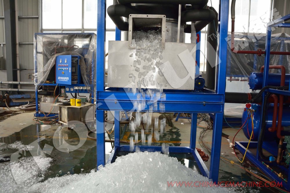 10T Tube Ice Making Machine With Bitzer Compressor for Hotels Bars and Coffee Shops
