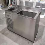 1.5m 5ft SS Undercounter Refrigerator With Sliding Door
