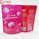 Custom Logo Wholesale Plastic Candy Cookie Snack Aluminum Foil Packaging Zipper
