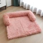 Super Large Size Dog Bed Blanket Winter Pet Sofa Bed 4cm Plush Fabrics