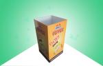 Popular Retail Dump Bins Cardboard Promoting Cookies , Easy Assemble