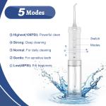2000mah Rechargeable Cordless Water Flosser Ipx7 Waterproof