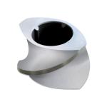Sand Blasting Traditional Single Keyway Twin Screw Extruder Elements Segments