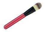 Custom Face Red Powder Foundation Brush Synthetic Makeup Brushes