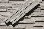 White Cultured Marble Stone , Straight Flange Exterior Veneer Stone Panels