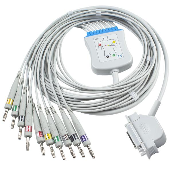 GE Hellige ECG Cable For Cardiosys Monitor EK36 EK403 EK4 EK413 EK43 EK512 EK53
