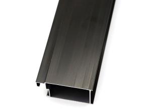 Quality 6000 Series Extrusion Anodized Aluminum Profiles Bronze Black Window Aluminium Frame Section wholesale