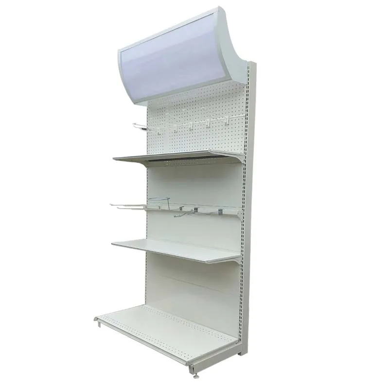 Factory custom color size shop shelving display rack