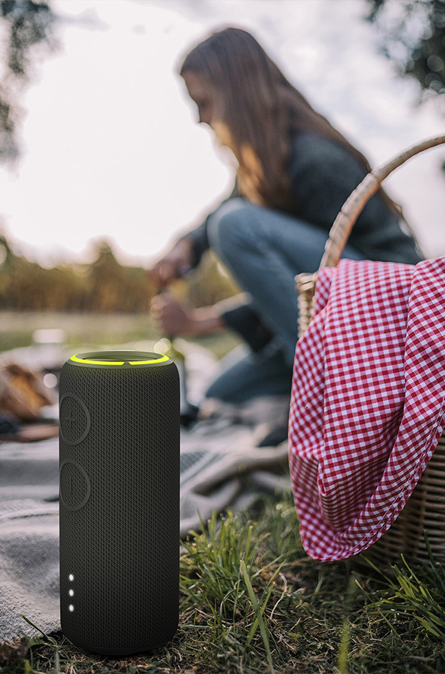 20W Bluetooth Speaker With Microphone For PC And Phone IPX7 Waterproof