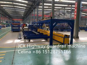 Quality 2 Waves Highway Guardrail Roll Forming Machine CE And ISO Certification wholesale