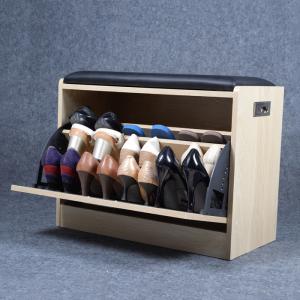 Quality One Drawer Sponge Cushion 47CM Shoe Cabinet Stool With Lid wholesale