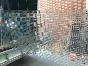 Quality Partition Wall SGCC 12mm 3D Custom Cut Glass Panels wholesale
