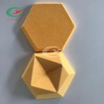 Lightweight 3D Hexagon Acoustic Panels Fireproof Polyester Fiber