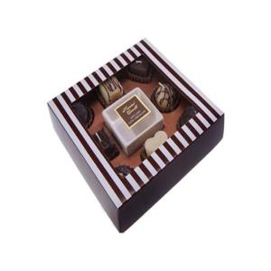 Quality luxury chocolate packaging gift box rigid lid and base dessert candy box wholesale