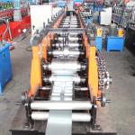 Plc Control Channel Roll Forming Machine Hydraulic Cutting