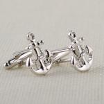 Cufflinks United States American Flag Icon Silver Luxury Jewelry Fashion Jewelry