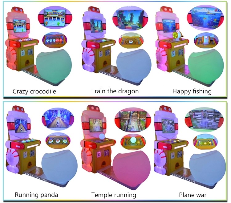 Amusement Park Kids Arcade Machine Robot Delux Simulator Racing / Shooting / Fishing Video Arcade Game Machine