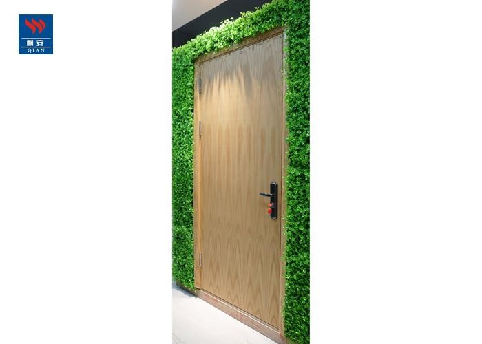 Home Hotel School 30 60 90 Mins Safety Fire Proof Single Leaf Oak Wooden Door