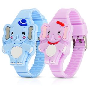 Quality Sports Elephant Digital Touch Silicone Led Watch For Children wholesale