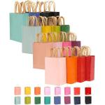Business Shopping Custom Brown Kraft Paper Bag with Twisted Handles in Custom