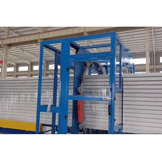 200mm Polyurethane Foam Sandwich Wall Panel Lightweight Prefab House Material