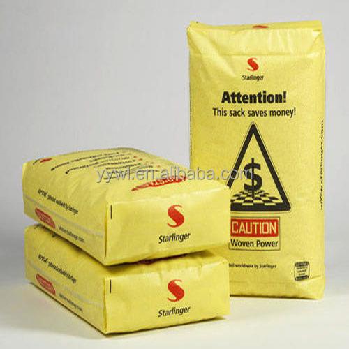Hot sale 20KG 25KG 40KG 50KG PP Valve Block Bottom empty cement bag China