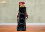 Antique Decorative Polyresin Statue Figurine Butler Sculpture Wine Bottle Rack