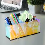 Colorful Transparent Pencil Holders,Acrylic Pen Holder,Makeup Organizer 4