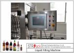 16 Nozzles Automatic Linear Liquid Filling Machine , Plastic Bottle filling