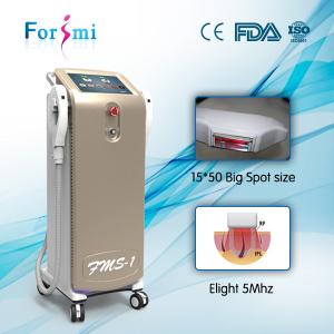 Quality 2 handles big spot siez 15inch screen hair removal laser shr ipl machine for sale wholesale