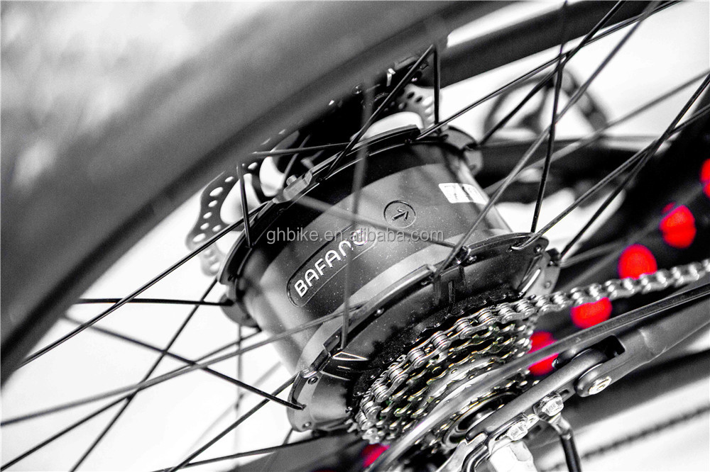 26*2.2 Kenda Tire 48V 17AH Full Suspension Electric Mountain Bike 1000W BaFang Motor