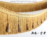 Handmade fashionable chain beads lace tassels fringes for curtain/sofa/pillow
