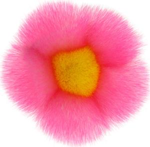 Quality Double Layer Flower Shaped Kabuki Makeup Brush , 50mm OD Long wholesale