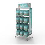 Supermarkets Snack Metal Display Stands Customizable Fast Food Metal Display