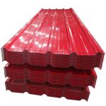 Zinc Painted Roofing Corrugated Sheet Metal Colorful PPGI Corrugated Steel Plate