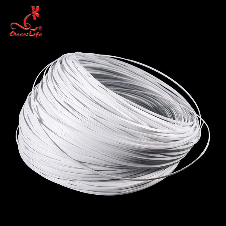 3mm Nose Bar Elastic Earloop Cord PE + Galvanized Singal Wire Durable