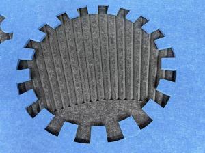 Quality Anti Bacteria Upholstery Fabric Wrapped 3D Acoustic Wall Panels wholesale