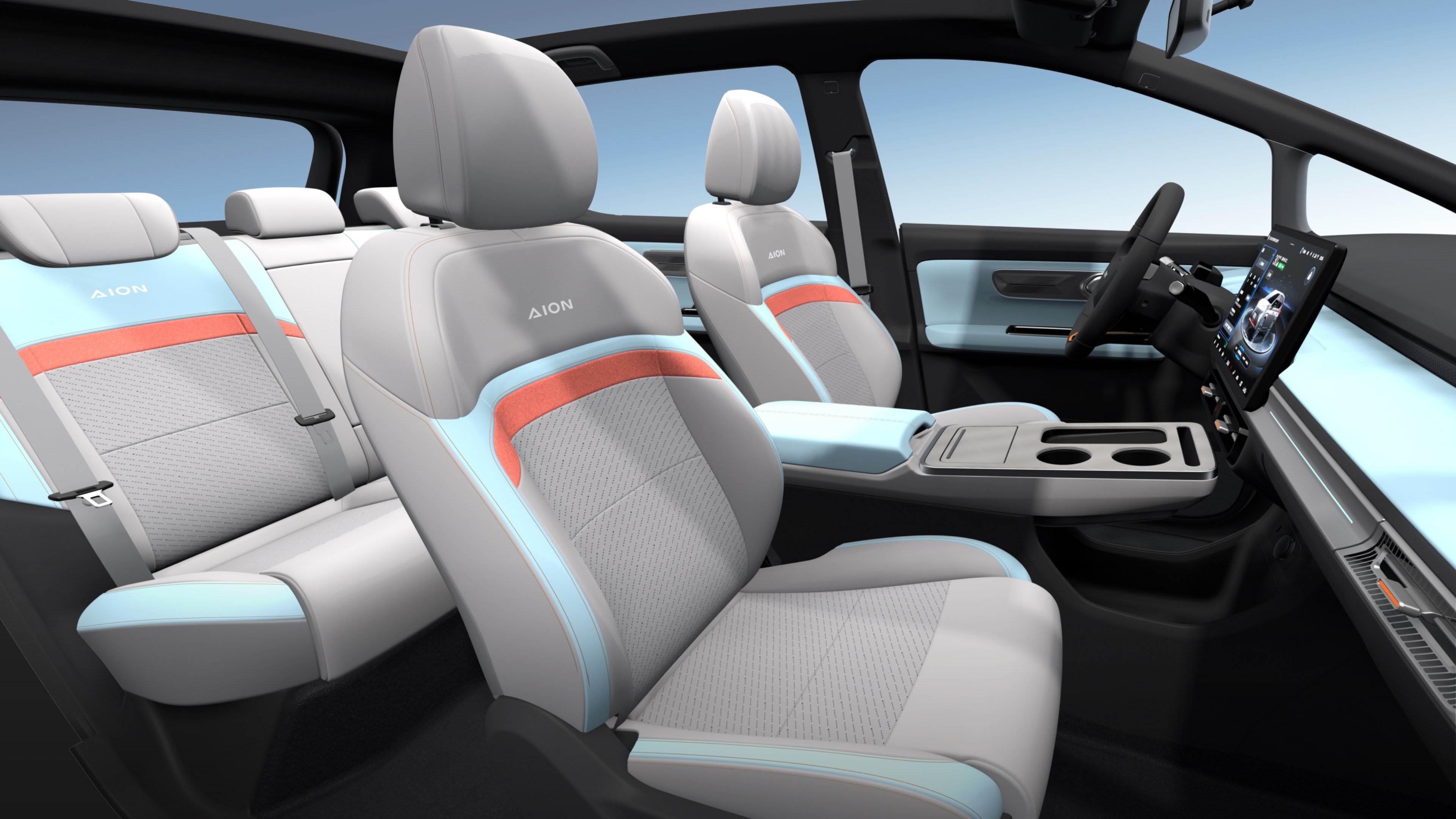 New Energy Vehicles Aion Y Plus Cars With Camera 5 Door 5 Seat SUV Max Speed 150km/H