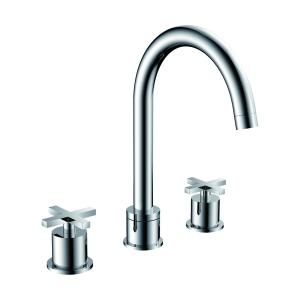 Quality Wall Mounting Concealed Water Mixer Chrome Durable And Stylish T90810 wholesale