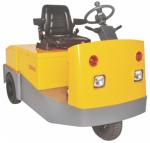 Battery Operated 4 Wheel Platform Truck , Airport Tow Tractor High Range
