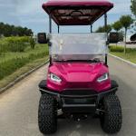 Six-seater Off-road Pink Luxury Electric Golf Cart With Customizable Color And