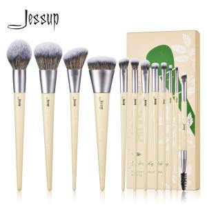 Quality Jessup 12Pcs Sustainable and Eco-friendly Makeup Brush Set Low Waste T327 wholesale