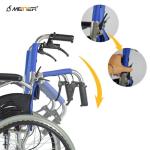ISO Disabled Folding Manual Wheelchair With 220.46lbs Load