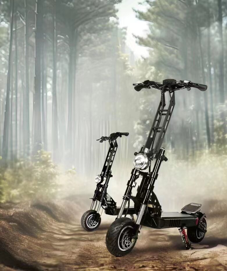 36V 250W Foldable Aluminum Skate board 8.5 inch Tire Folding Moped with 7 Speed Gears