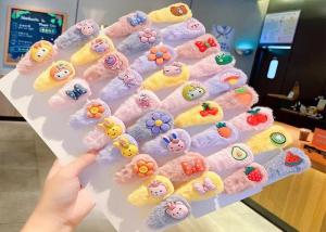 Quality kids plush hair clip Hair accessories Baby cute hair bb hair clip Girl princess hair accessories wholesale