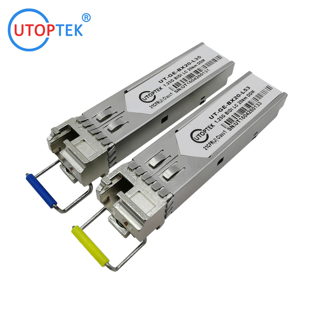 1.25G SFP Transceiver module SMF LC 20km Tx1550/Rx1310nm compatible cisco/huawei/HP/Aruba/Ericsson/Mikrotik