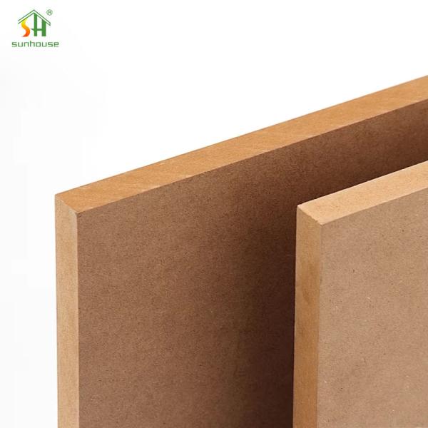 Fire Resistant Melamine MDF Board 1/2 Inch Thick For Interior Furniture