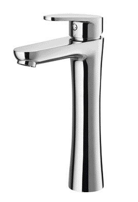 Chrome-Plated Brass Wash Basin Faucet Hot and Cold Mixing Water
