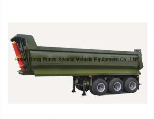 Quality 3 Axle U Shape Dump Semi Trailer Tipper Semi Trailer 30 ton U Type Hydraulic 24 CBM wholesale