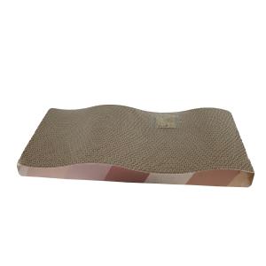 Quality Corrugated Cat Scratch Board Cardboard Pad Scratching Board Paper 43x21.5x3CM wholesale